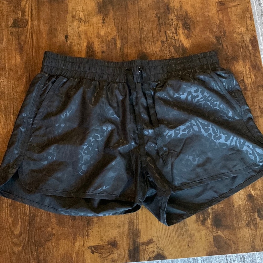Zyia black bomber shorts